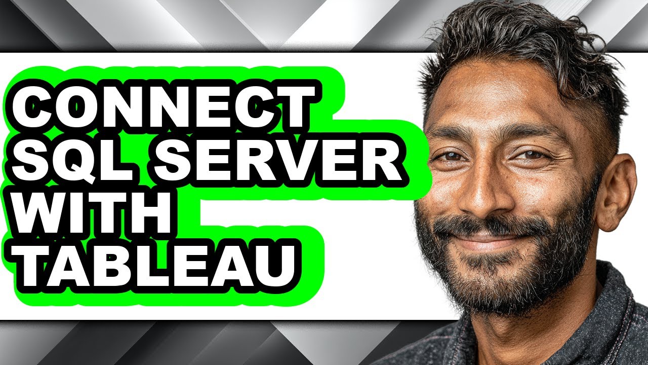 How to Connect Sql Server with Tableau - Easy Guide - YouTube