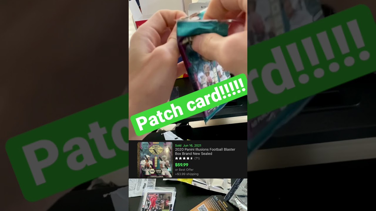 Another Patch Card! Panini Illusions Football 20210617