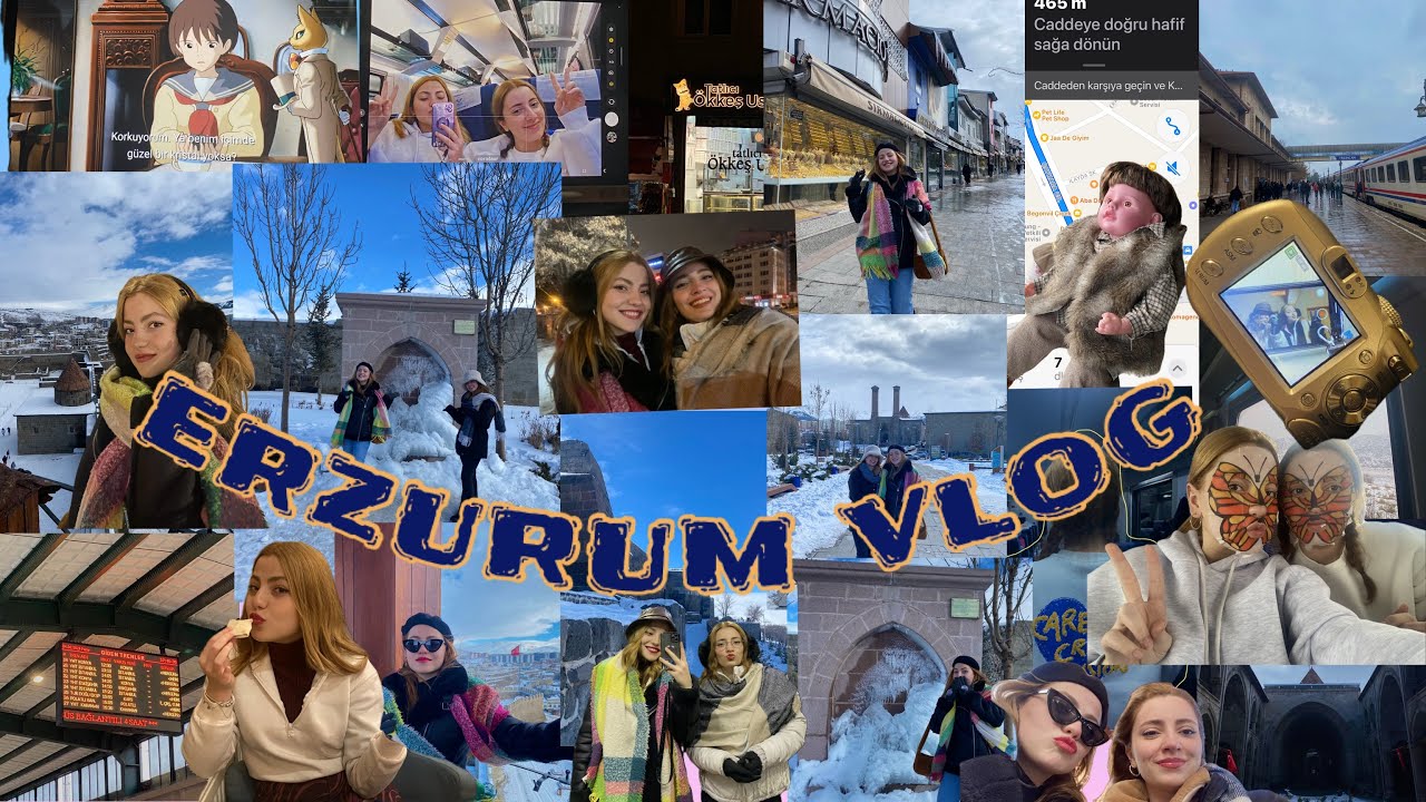 ABİ BİZ NE YAŞADIK ÖYLE YA?!?! | erzurum vlog part 1🌬️