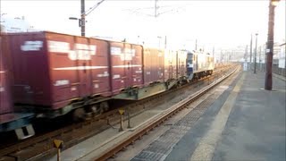JR貨物 EF210-156号機[吹] 貨物列車1059レ【約3時間13分遅れ&爆走】