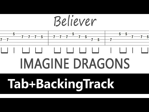 Imagine Dragons - Believer / Guitar Tab+BackingTrack