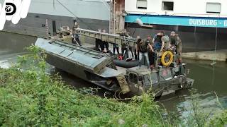 【軍用車両レストア】水上警察緊急出動！カオスな水陸両用車テスト走行  / ミリタリー・モーターズ S5 ep11（ディスカバリーチャンネル）※期間限定