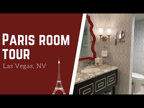 Room with BEST VIEW from Paris Hotel & Casino Las Vegas Burgundy