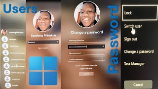 How to change user or Password of PC