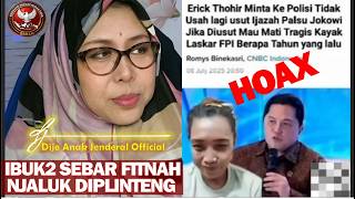 NJALUK DIPLINTENG NDASE, IBUK2 SEBAR FITNAH