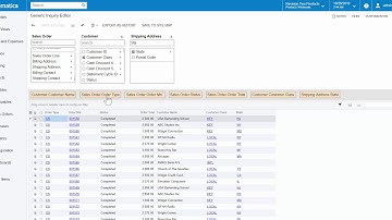 Creating an Acumatica Generic Inquiry from a Screen - Part 1