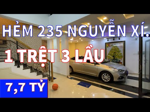 Video (077) ( ĐÃ BÁN ). NHÀ HẺM 235 NGUYỄN XÍ, TUYỆT ĐẸP, CÓ... - youtube