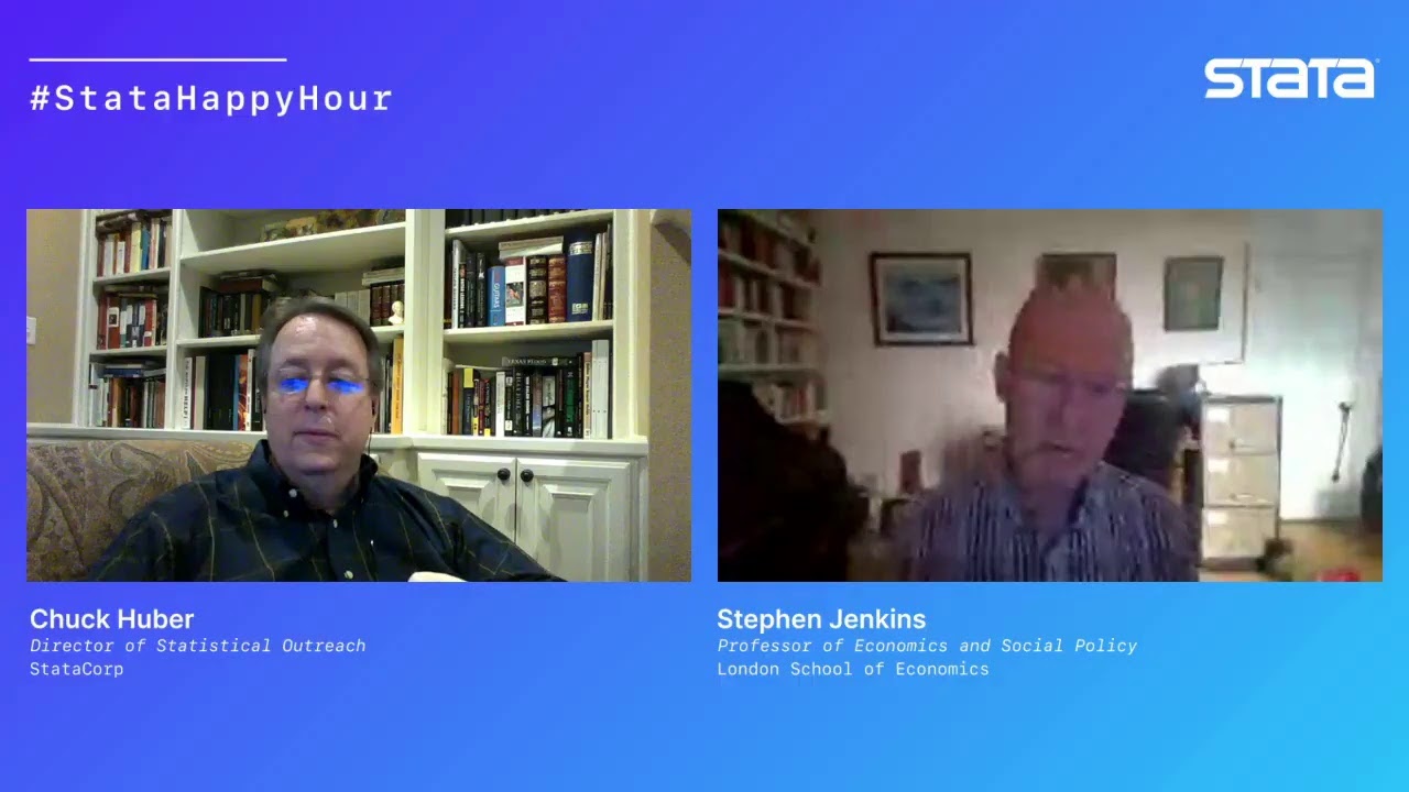 Stata Happy Hour With Stephen Jenkins Youtube