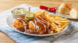 Celebrity NEW Dang Hot Chicken Sandwich @ Bob Evans! 🌶🍞🍗 Wealth