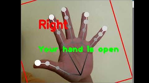 My real-time hand gesture recognition system implemented using mediapipe CPU hand tracking model.