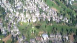 B-17 Shadow flying from Post Falls to CDA Airport August 18 2012