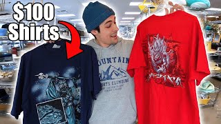 I Found Vintage Anime Shirts At This Thrift Store (WORTH HUNDREDS!)