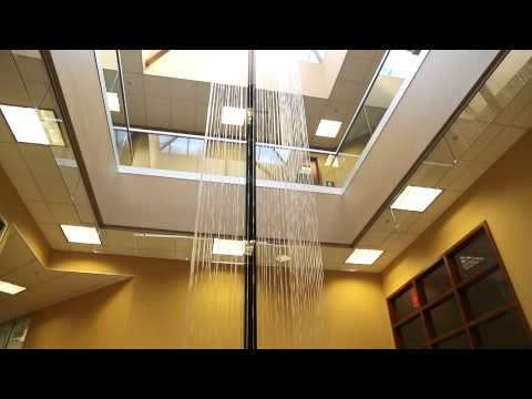 Custom Rain Curtain Waterfall-Indoor Lobby Water Feature