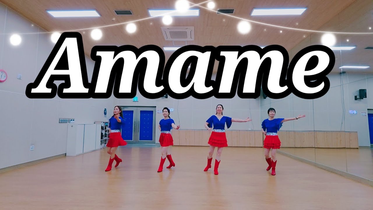 Amame-Line Dance/Beginner/이미남 댄스스쿨/대한컨트리댄스협회 인천서구지부 