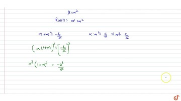 Q. If one root of the equation `ax^2+bx+c=0` is square of the other then
