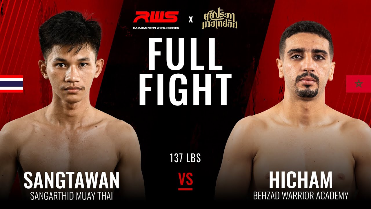 Sangtawan SaengAthitMuayThai vs Hicham Boulahri