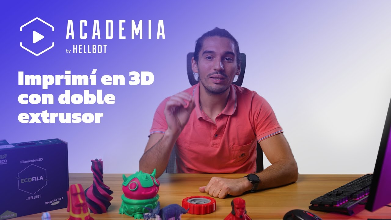 Impresión 3D con doble extrusor - Curso Online de Academia HELLBOT ...