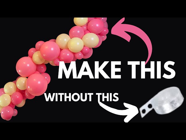 How To Use Balloon Arch Strip Tutorial Balloons Garland Strip How To make  Balloons arch With Strip 