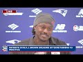 WATCH LIVE: Patriots star A.J. Brown speaking after returning to practice.