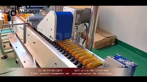 Automatic vial labeling machine with vibratory sorting bowl|YQ machinery ampolue syringe labeller