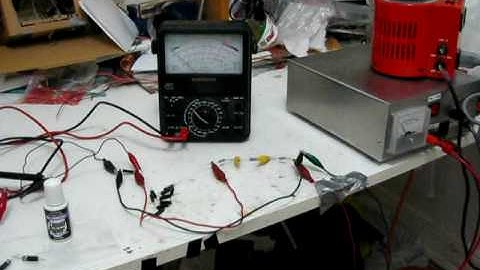 How to test high voltage diodes