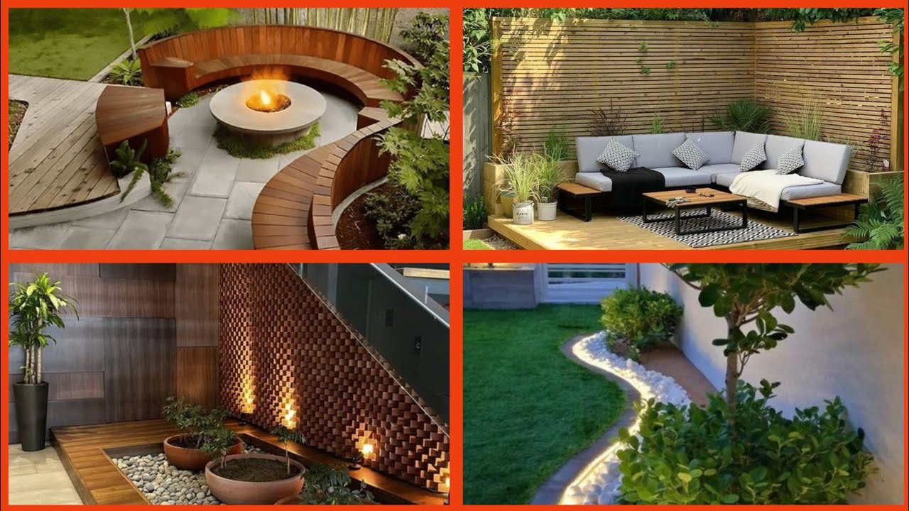 New Home Garden Landscaping Ideas 2024 Backyard Patio Design| Front ...