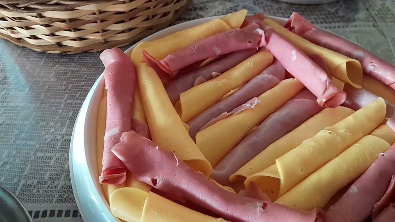 Café da manhã da Pousada Manhães de Sol em Rio das Ostras. 