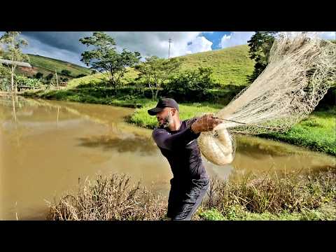 That's why your fishing net falls closed - how to throw a fishing net