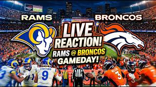 Rams x Broncos (ending): LIVE REACTION & PLAY-BY-PLAY