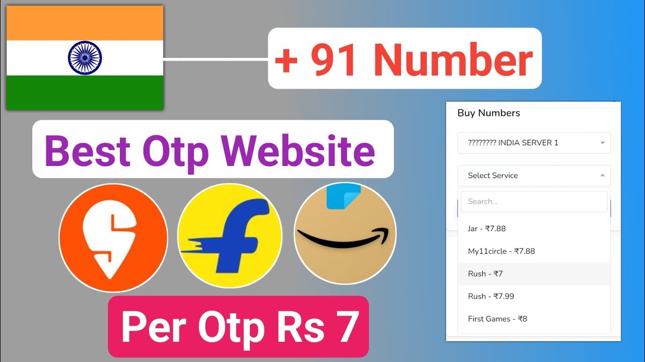 New OTP website 2025/new otp website today/otp bypass/best otp website/how to buy indian number 
