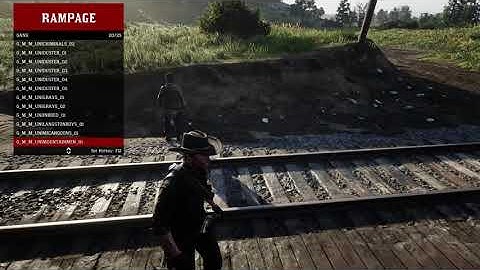 red dead redemption 2 how you setup your own quickdraw whit rampage trainer