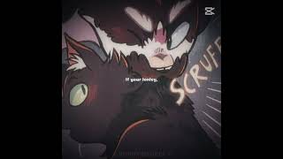 My favourite canon warrior cats ship, RavenPaw x Barley. I wish there were more pictures of them
