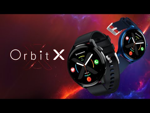 Crossbeats Orbit X Amoled Smartwatch with Calling ( Bluetooth ) & Health Tracking.