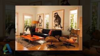 [Daily Decor] Brown and Orange Living Room