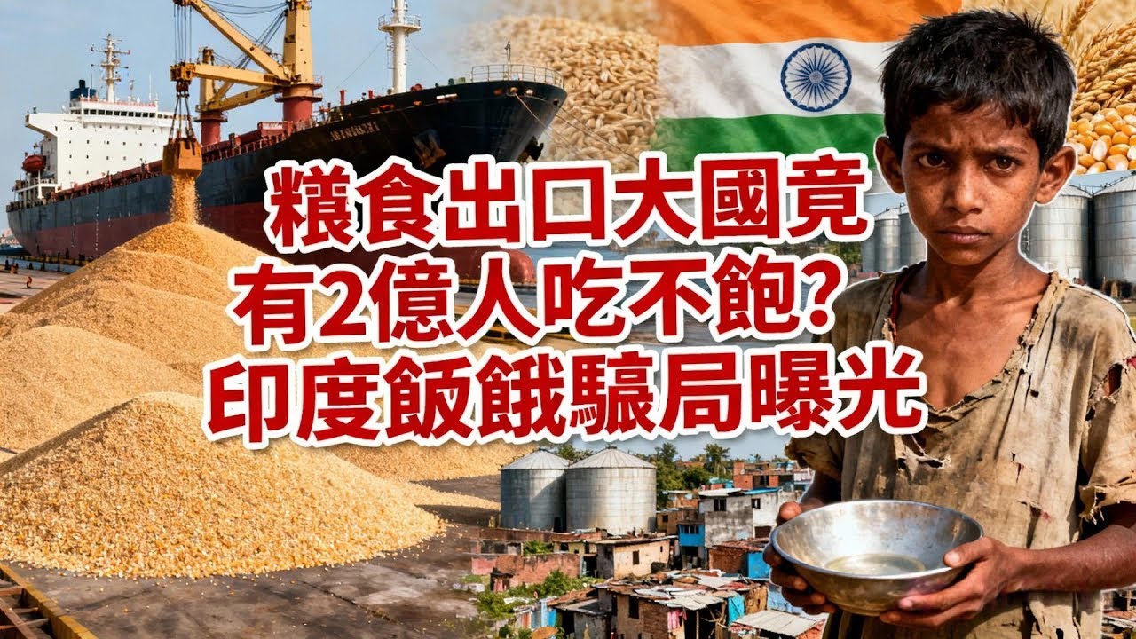 8億人免費糧+糧食出口，印度為何仍淪為飢餓大國？