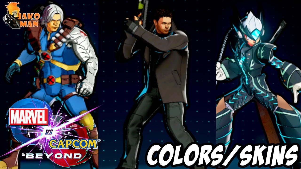 Marvel VS Capcom Infinite Beyond All Colors/Skins - YouTube