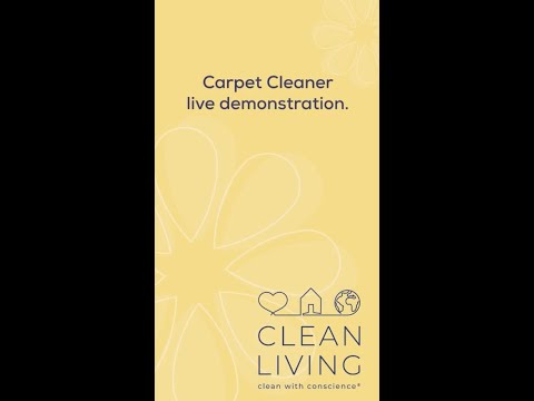 Dry Carpet Cleaner By Clean Living Int - Product Demo