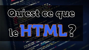 C'est quoi le HTML en informatique