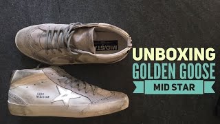 Golden Goose Mid Star Sneaker | UNBOXING | luxury shoes | 2016 | HD