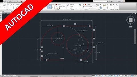 1.3 Kontur 2 parametric - Autocad 2018 Training