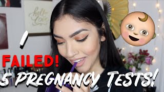 I FAILED 5 PREGNANCY TESTS! How I Found Out I Was Pregnant