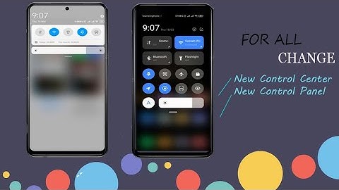 MIUI 12 New updates Control Center New control panel Enable miui12 hidden features