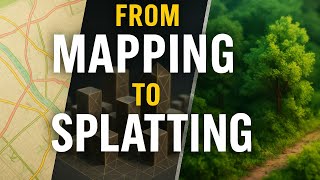 ¿Por qué el mapeo está recurriendo al splatting gaussiano?