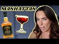 WHISKEY FAN MAKES A MANHATTAN FOR THE FIRST TIME / Irish Girl makes Cocktails | Ciara O Doherty