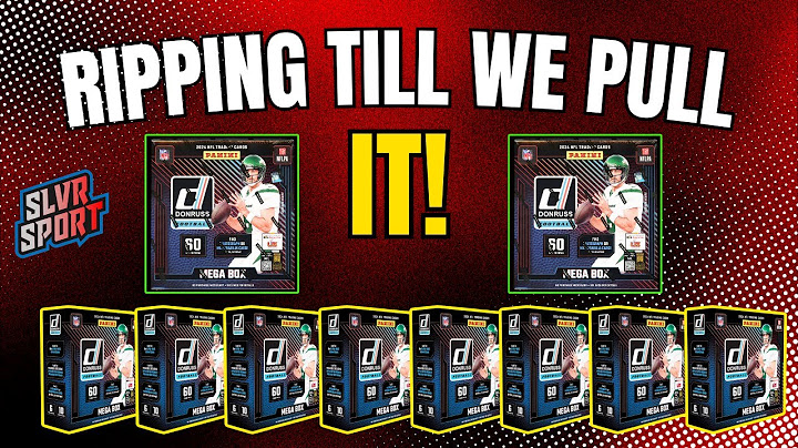 We Got 10 MEGAS 💥 2024 Donruss Football Mega Boxes