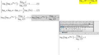 Examen logaritmos ingenieria Umsa I/2019