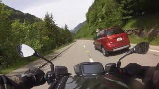 Vom Klausenpass nach Bürglen, Onboard Aprilia Shiver 900