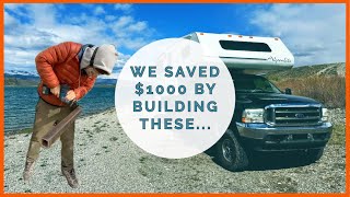 DIY Truck Camper Brackets From Dumpster Metal