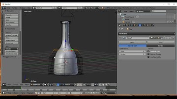 BLENDER 3D BEGINNER TUTORIAL WINE BOTTLE AND WINE GLASS