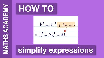 How to Simplify Algebraic Expressions - part 2